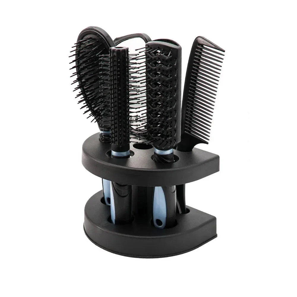 Complete Hair Brush Kit with Holder