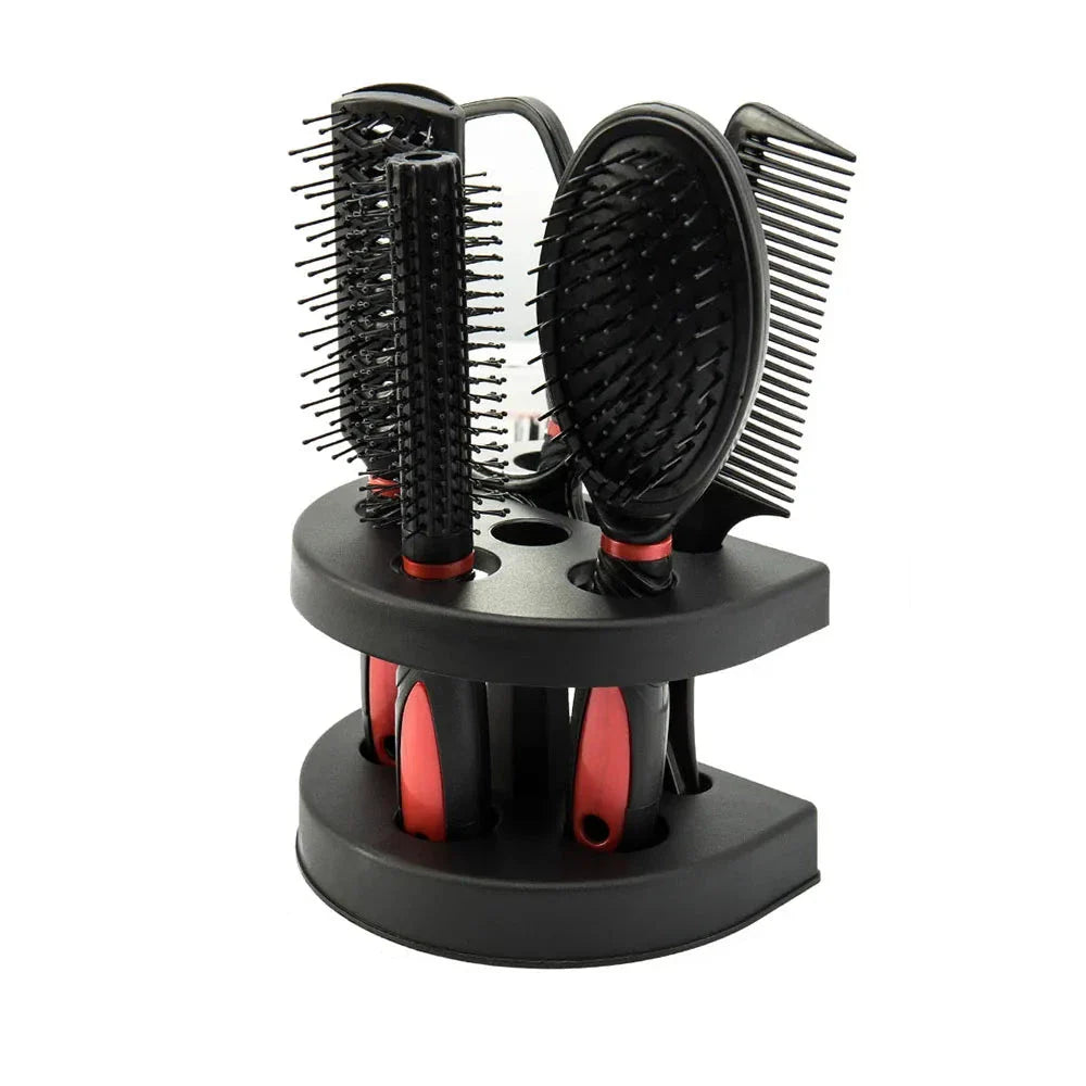 Complete Hair Brush Kit with Holder